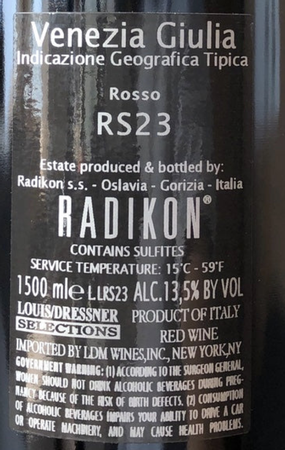 Radikon RS Rosso 2023